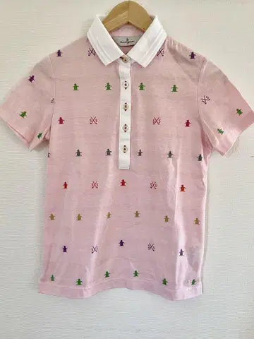새상품급 Munsingwear 반팔 피케 셔츠 M 여성용 맨싱웨어