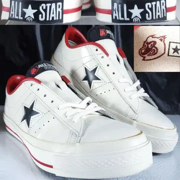 상태 양호 일본제 CONVERSE ONESTAR 원스타 블랙 레드