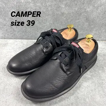 CAMPER 캠퍼 Atom Work 39 가죽 블랙