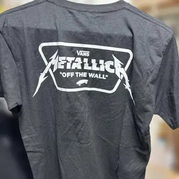 Vans Metallica 콜라보 T셔츠 S 블랙