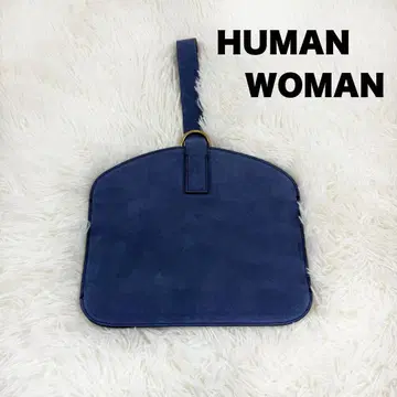 HUMAN WOMAN 네이비 정가 1.6만 스웨이드 클러치백