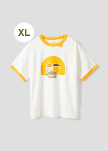 그라니프 맥도날드 맥모닝 빅 실루엣 트림 T셔츠 XL 사이즈