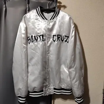 00년대? 레어 SANTA CRUZ 스카잔 자수 바시티 자켓