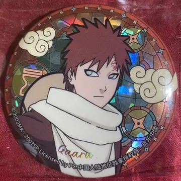 NARUTO 한정판 홀로그램 캔뱃지 꽃창문 가아라