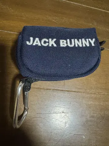 JACK BUNNY 네이비 파우치 카라비너 포함