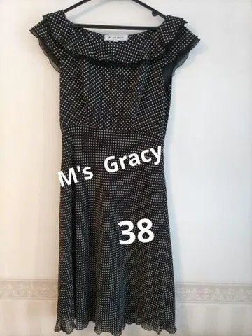 #M'S GRACY 프릴 도트 원피스