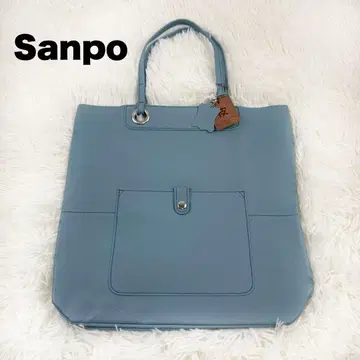삼보 iii sanpo 천연 가죽 토트백 핸드백