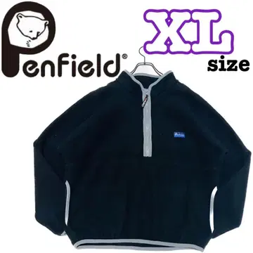 펜필드 하프 지퍼 플리스 폴라텍 블랙 XL 미국제