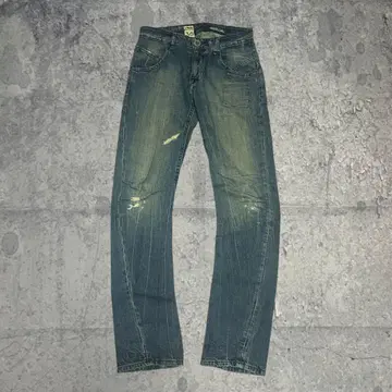 00s SIergo Jean 드레이핑 데님 팬츠 Y2K
