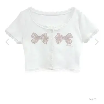 lace ribbon embro cut tops