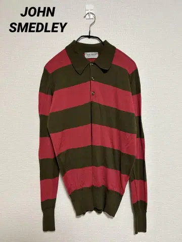 존스메들리 JOHN SMEDLEY 울 니트 피케 셔츠 S