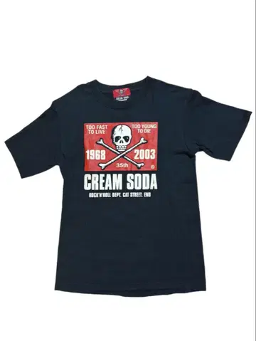 [초레어] CREAM SODA 크림소다 35주년 기념 T셔츠