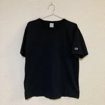 Champion T1011 블랙 티셔츠 L 사이즈