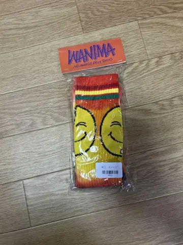 WANIMA 양말 오렌지 미사용 새상품