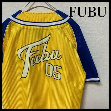 FUBU 후부 베이스볼 셔츠 게임 셔츠 넘버링 스트릿 s2