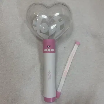 =LOVE 이코러브 하트 모양 응원봉