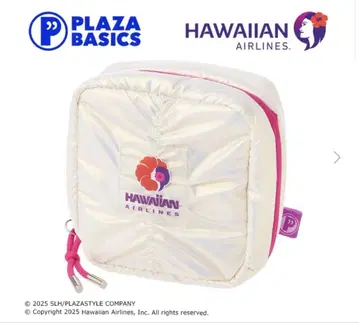 새상품 PLAZA 플라자 하와이안 항공 가젯 케이스 S 사이즈 화이트