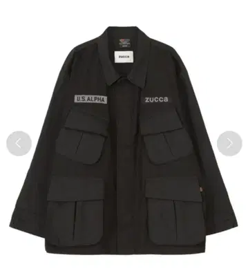 ZUCCa x Alpha 밀리터리 블루종 셔츠 아우터 자켓 주카