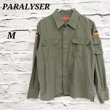 PARALYSER [M] 독일군 필드 셔츠 긴팔 코튼 카키