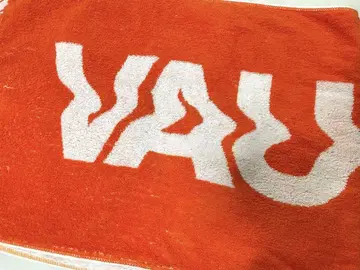 Vaundy 로고 자카드 타월 오렌지