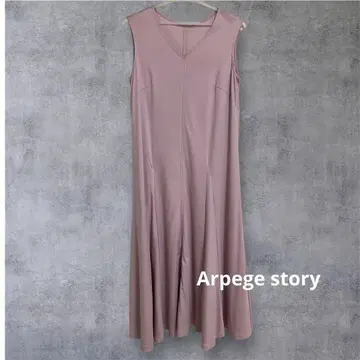 Arpege Story A라인 컷 원피스 핑크