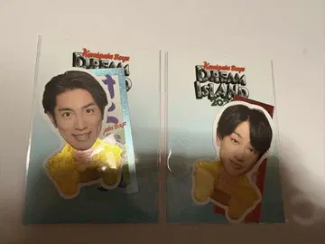 무라카미 싱고 요코야마 유 Dream Island 스티커 2매 세트