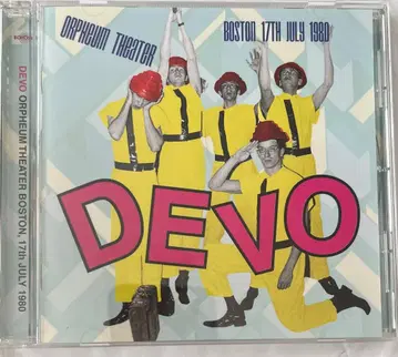 DEVO - ORPHEUM THEATER BOSTON
