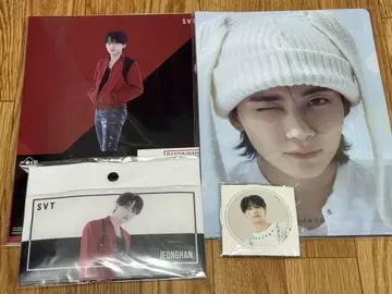 SEVENTEEN 정한 로손 1번 복권 바닐라코 클리어 파일