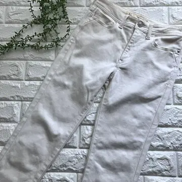 C.C. CROSS JEANS 화이트 데님 청바지 사이즈 24