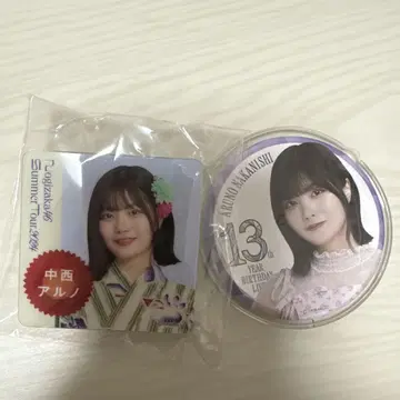 나카니시 아루노 캔뱃지 핀 배지 세트