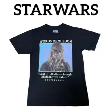 STARWARS 스타 워즈 츄바카 반팔 t셔츠 블랙 S