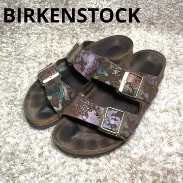 [ BIRKENSTOCK ] 애리조나 플라워 크러쉬 샌들 38