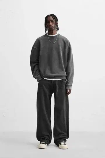 ZARA 배기 데님
