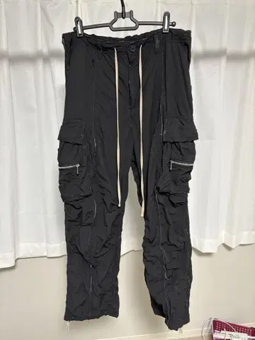 dankeschon 블랙 카고 팬츠