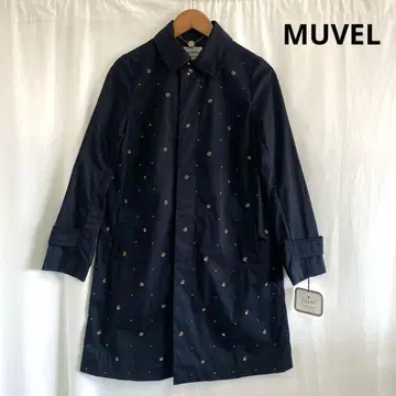택 포함 MUVEL 비쥬 장식 코트