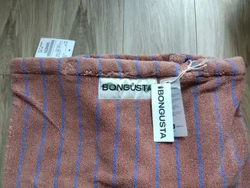 봉스타 STRIPED 토트백 새상품 CAMEL & ULTRAMARINE
