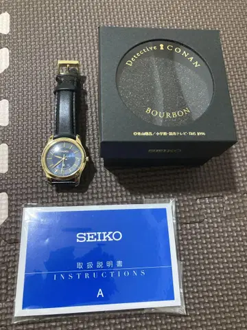 명탐정 코난 x 세이코 손목시계 버번