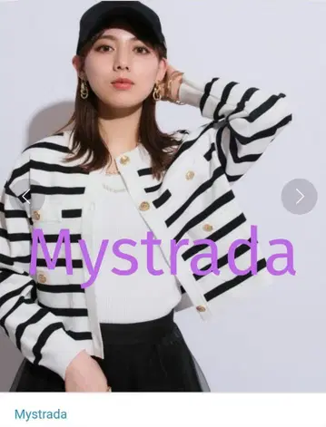 Mystrada 니트 재킷 앙상블