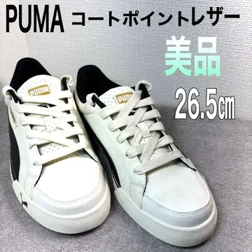 [새상품급] 26.5cm 푸마 코트 포인트 PMJ-352527 가죽