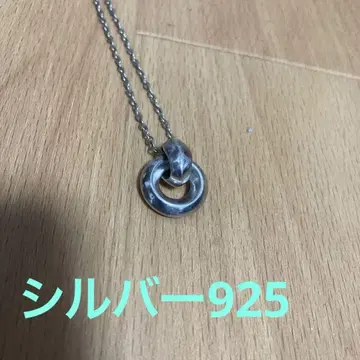 vintage 실버 925 체인 목걸이 cityboy 그런지