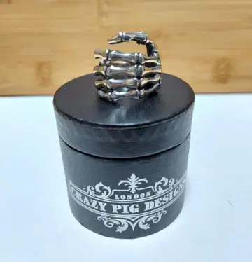 크레이지 피그 본 핸드 링 19호 박스 포함 CRAZY PIG