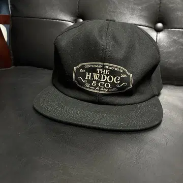 H.W.DOC & CO. 블랙 워크캡