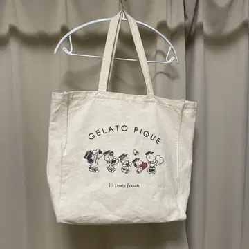 젤라또피케 스누피 PEANUTS 한큐 한정 호비 토트 캔버스 토트백