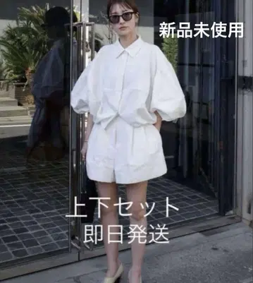 CLANE SHORTPANTS / BALLOONBLOUSON 셋업