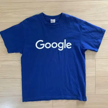 Google 로고 티셔츠 블루 L 사이즈