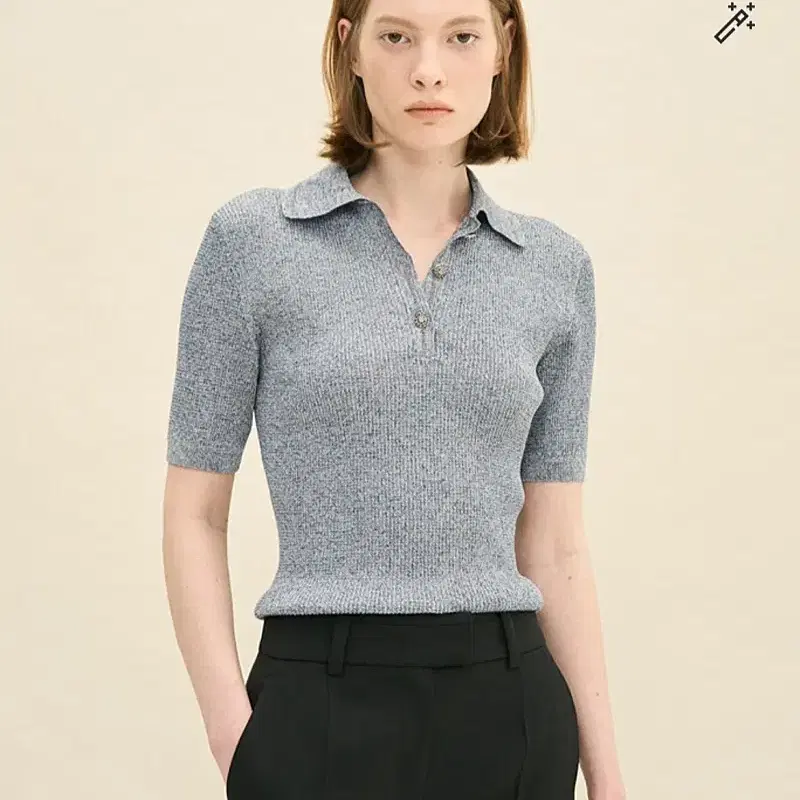 Koiseyo MILKY STAR T-SHIRT BLUE CHARCOAL on Bunjang Global Site.