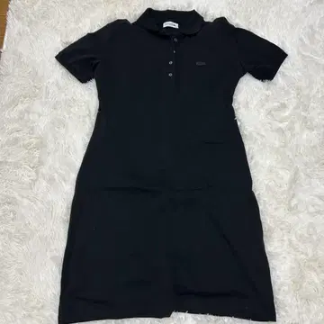 LACOSTE 블랙 슬림핏 원피스 38