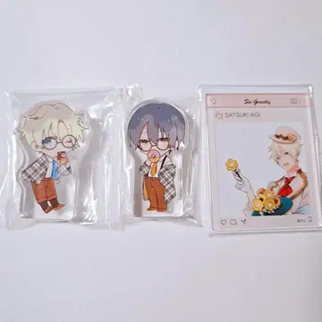 츠키우타. 사츠키 아오이 우즈키 아라타 스위츠 킹덤 코롯토 아크릴 키링