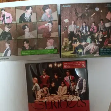 Snow Man SERIOUS 세 가지 형태