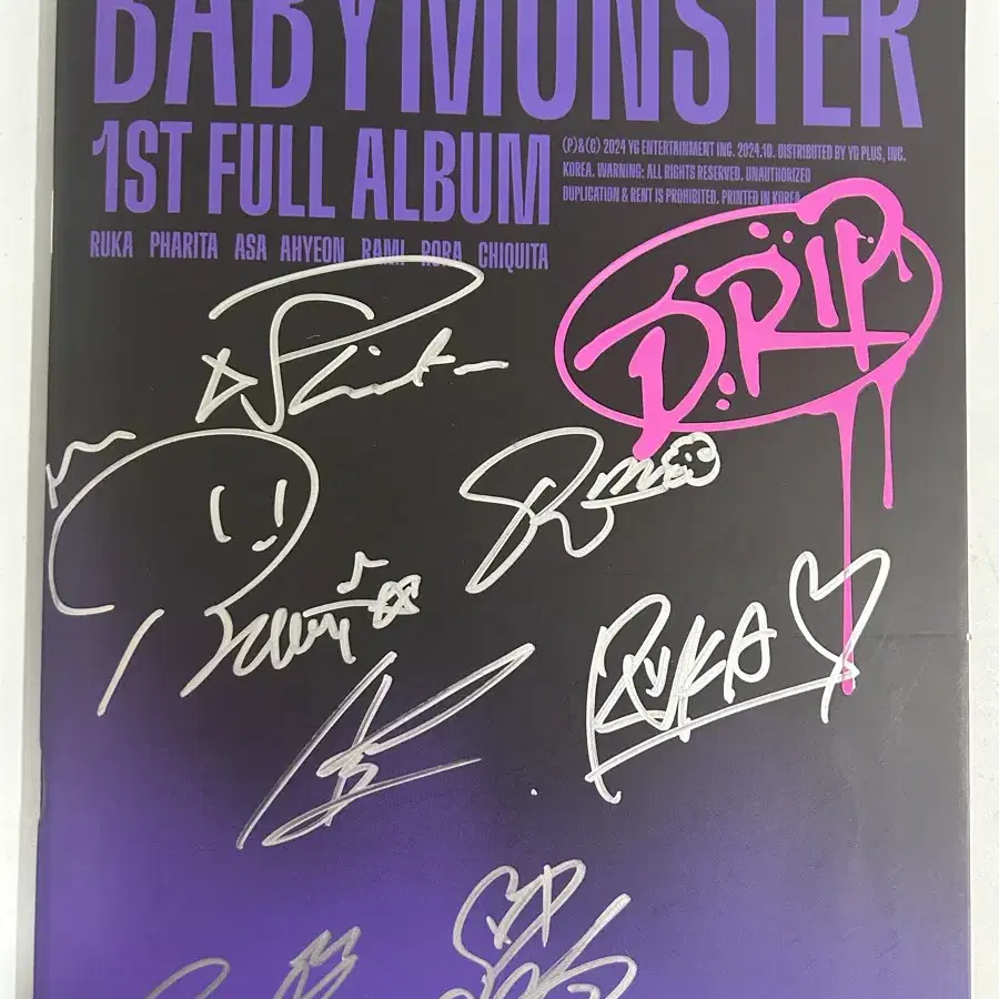 BABYMONSTER ローラ サイン ローラ サイン RORA BABYMOMSTER